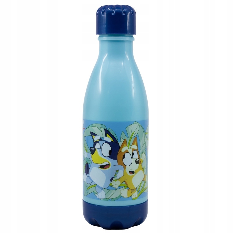 Bidon plastikowy Bluey Playtime z zakręcanym korkiem, 560 ml