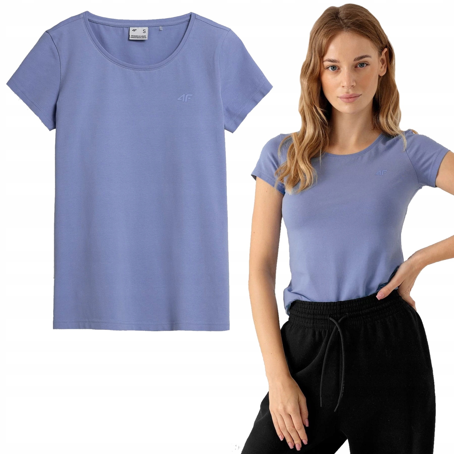 

T-shirt Koszulka Damska 4F TSD350 Sport Denim S