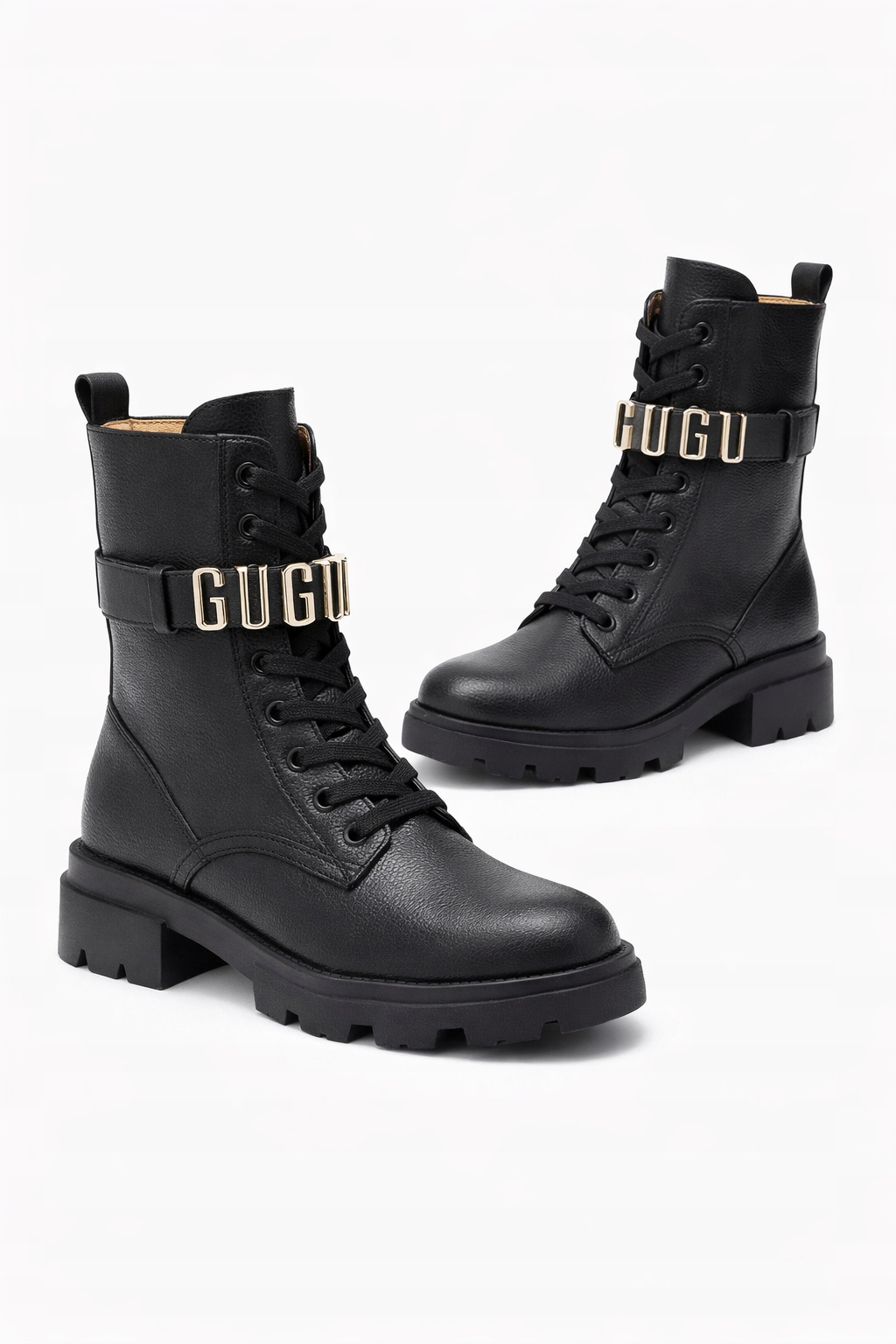 Guess Dámské Kotníkové Boty Černé Vysoké Na Zip 40 I4B