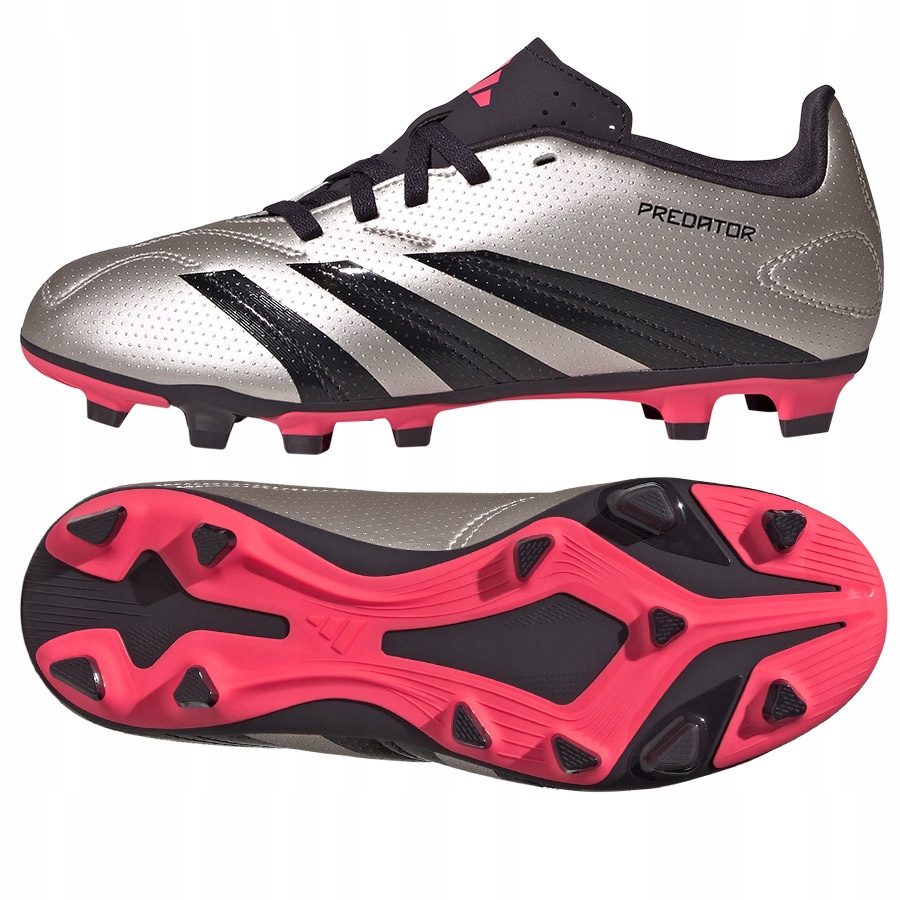 Boty adidas Predator Club FxG Jr IF6423 šedé 38
