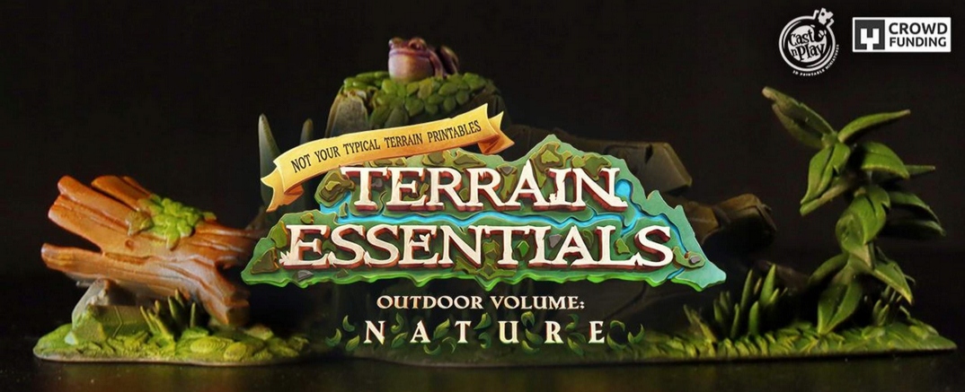 (CnP) - Terrain - Forest - Core Set - Bent Trunk - (3DPT) Rodzaj figurki