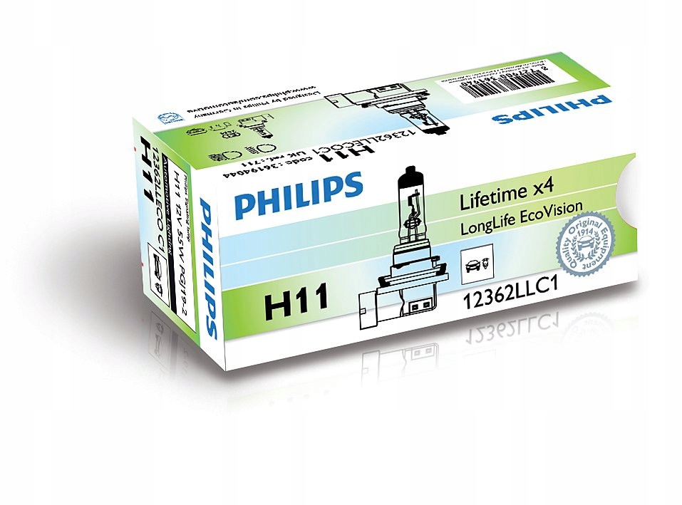Philips Żarówka H11 Long Life Eco Vision 1SZT.