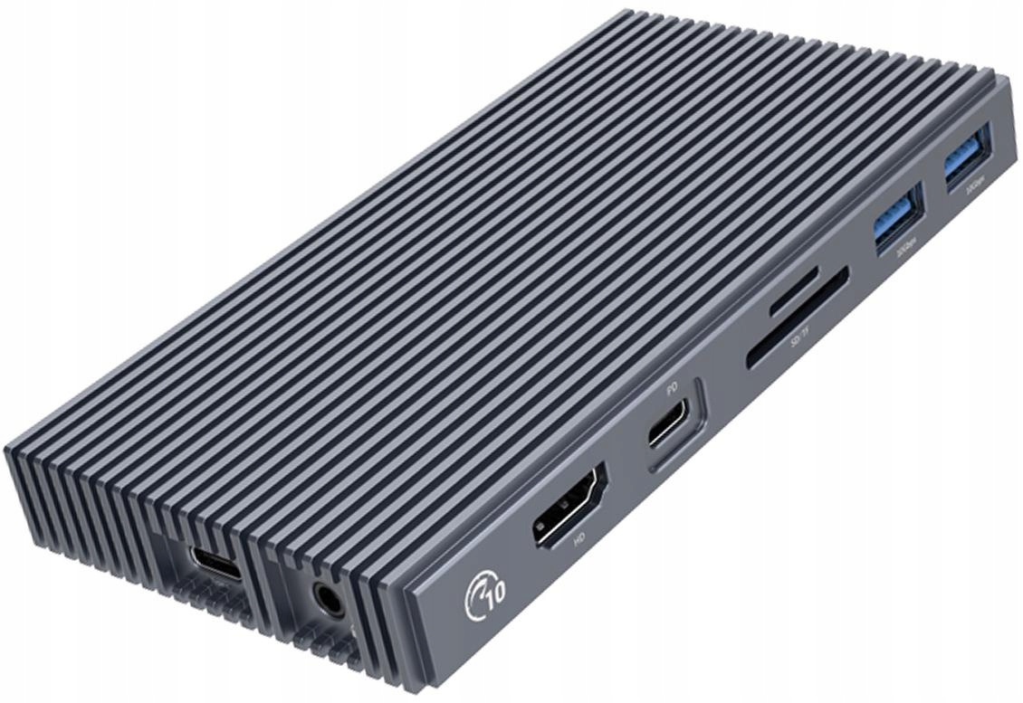 Orico Dokovacia stanica s krytom M.2 NVMe, aktívna Pd 100W, Hdmi 2.0, audio,