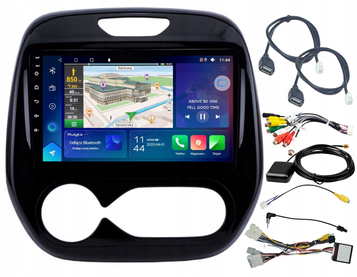 Autorádio Navigácia Gps Renault Captur 2013-19 Wifi Carplay 2GB 64GB
