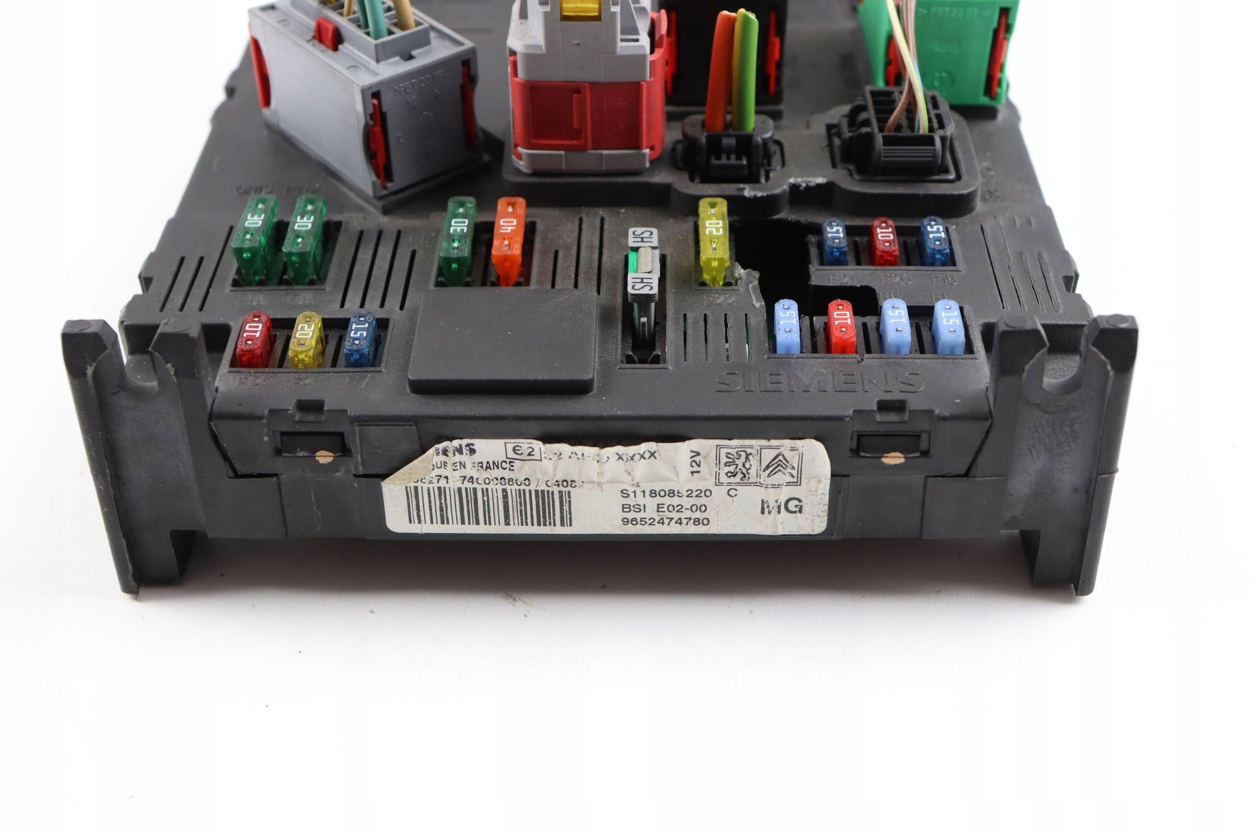 CITROEN PEUGEOT module compartment BSI 9652474780 S118085220C