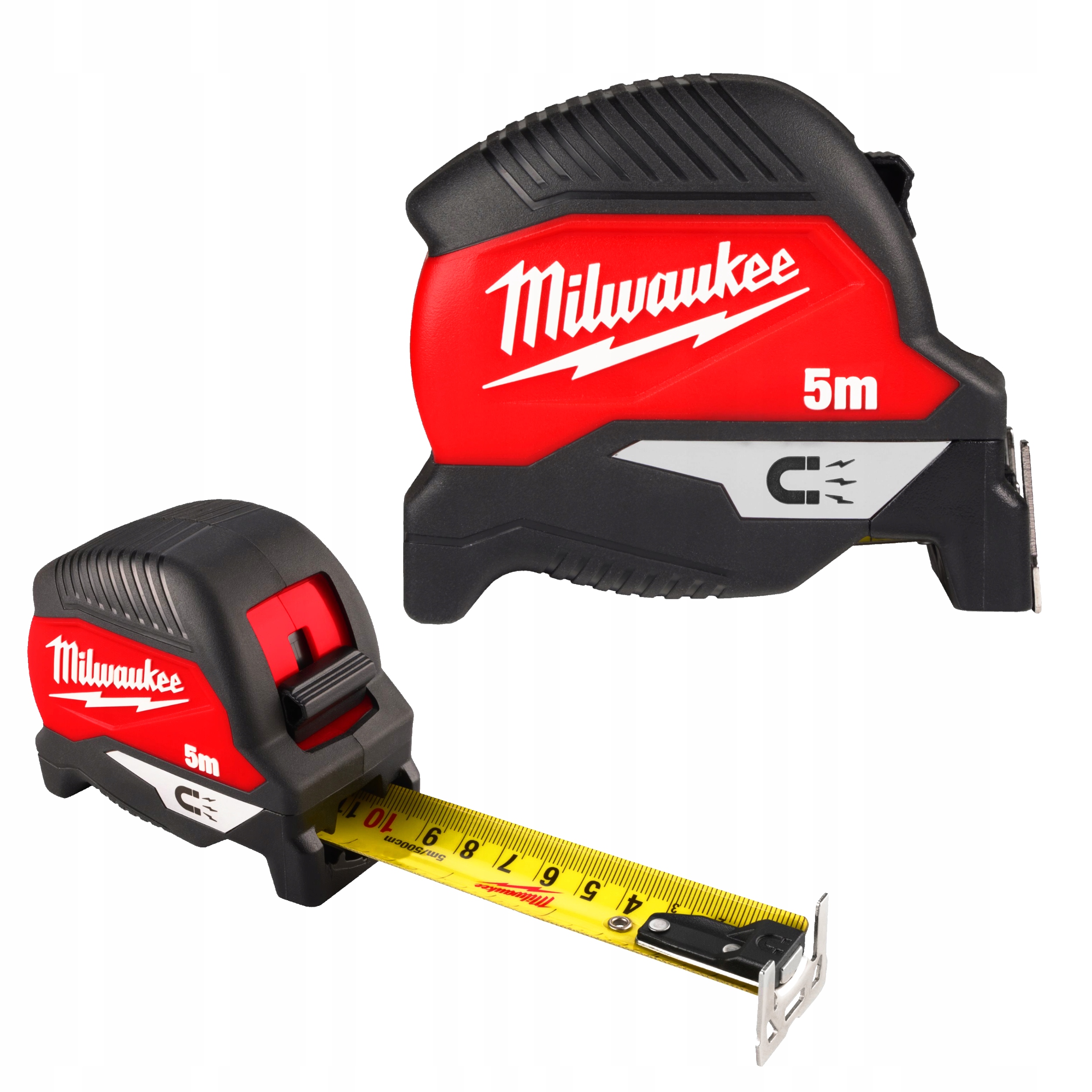 Miara Zwijana Magnetyczna 5M Taśma Miernicza Z Blokadą Metrówka Milwaukee