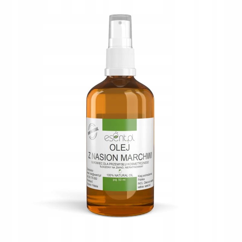 

Olej z Nasion Marchwi, Cp, nierafinowany 50 ml