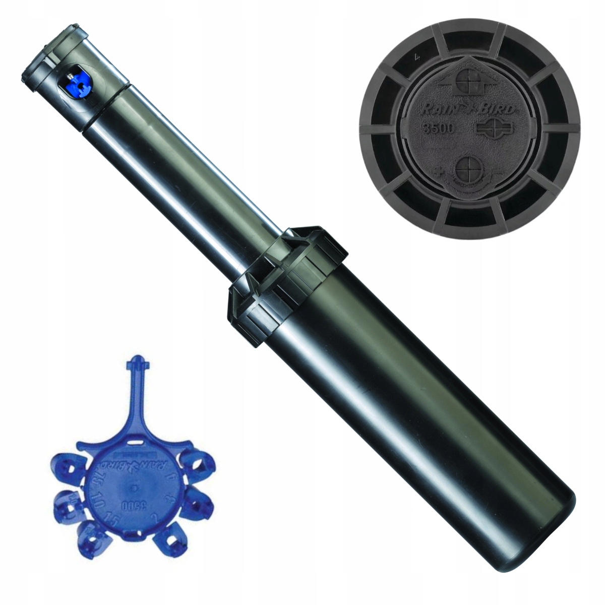 Kompaktowy zraszacz rotacyjny Rain Bird - 3504 PC - 10,7 m + Dysze