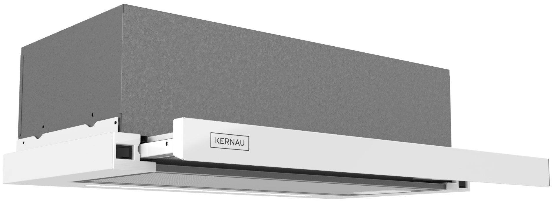 Okap teleskopowy Kernau Kth 10.261.2W biały led