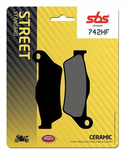 KLOCKI HAMULCOWE SBS BMW R 1200 RT 2006-2013 TYŁ