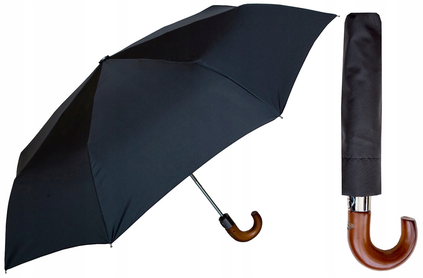 

Automatyczna czarna parasolka męska marki Parasol