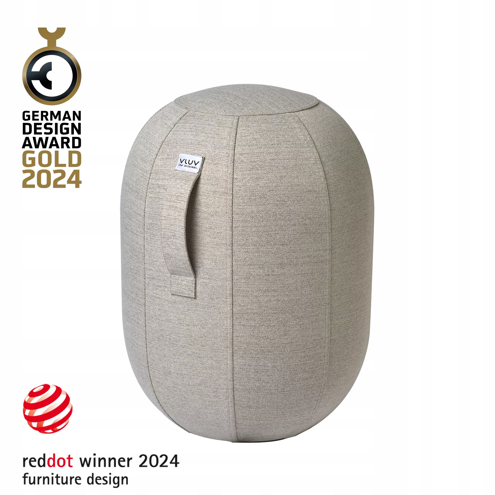 Sedacia stolička Vluv Kapsul Sova S Toffee zdravé aktívne sedenie