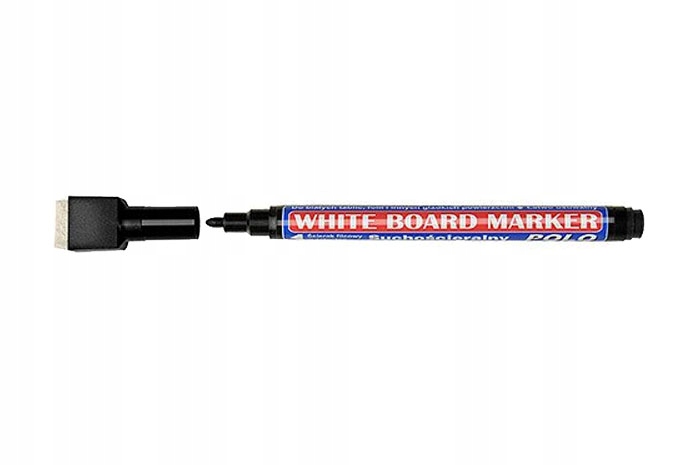 

Kamet Polo Marker Suchościeralny Z Gąbką Czarny