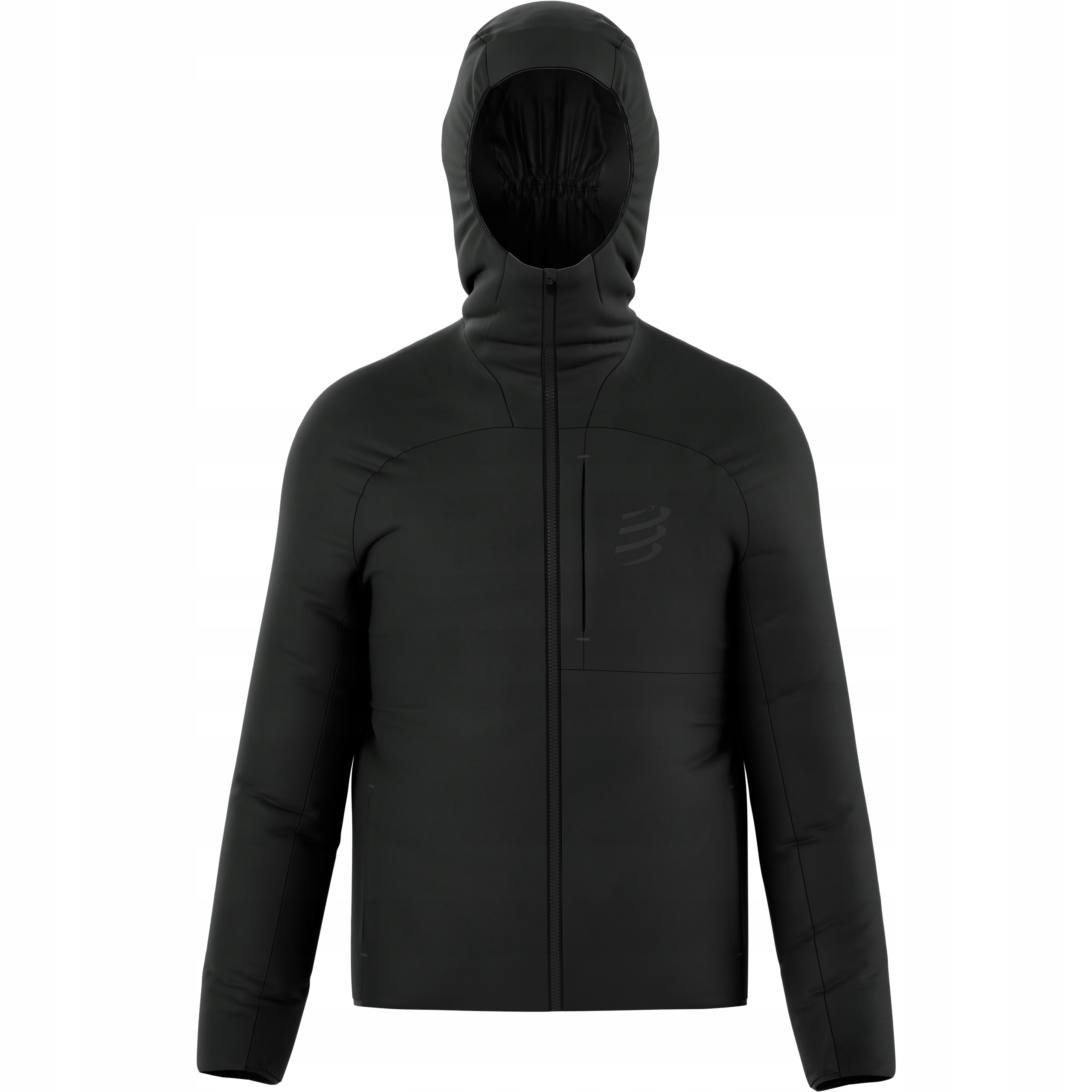 Kurtka Zimowa Męska Sportowa Compressport Wool Jacket 2.0 Czarna M