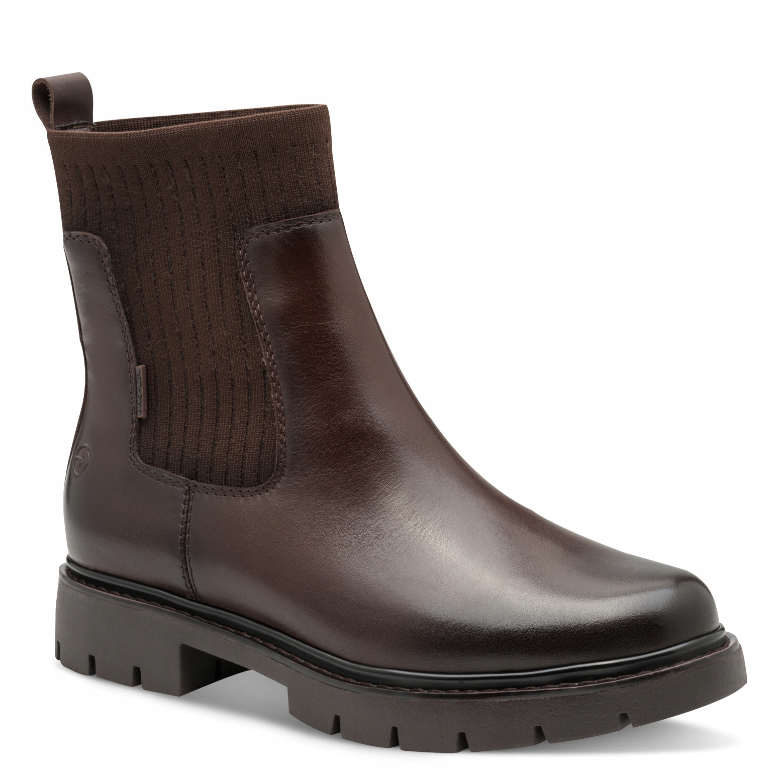 Tamaris Comfort 86417-45 Kotníkové boty Kotníkové Boty Chelsea Mocca Hnědé Šíře H VEL.40