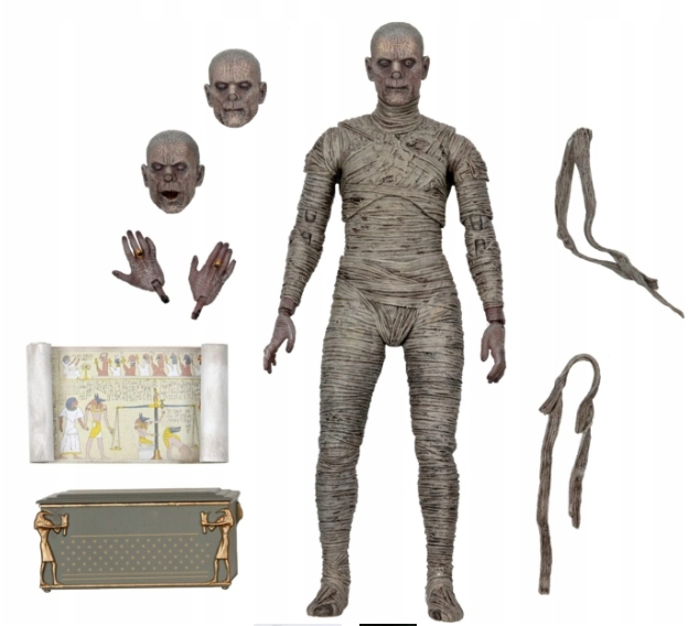Neca Pohyblivá figurka Karloff Mummy Mumia příslušenství