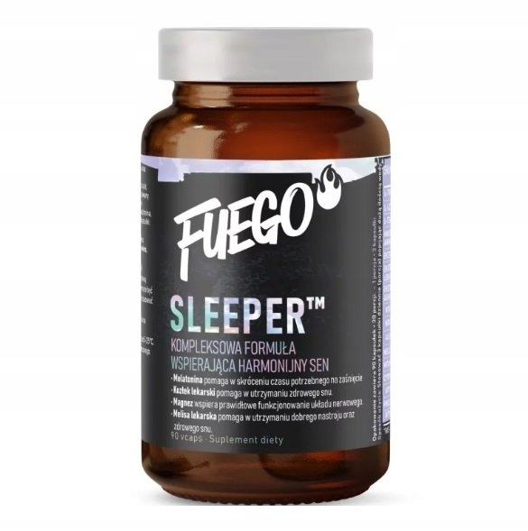 FUEGO SLEEPER 90VCAPS KOMPLEKSOWA FORMUŁA WSPIERAJĄCA SEN