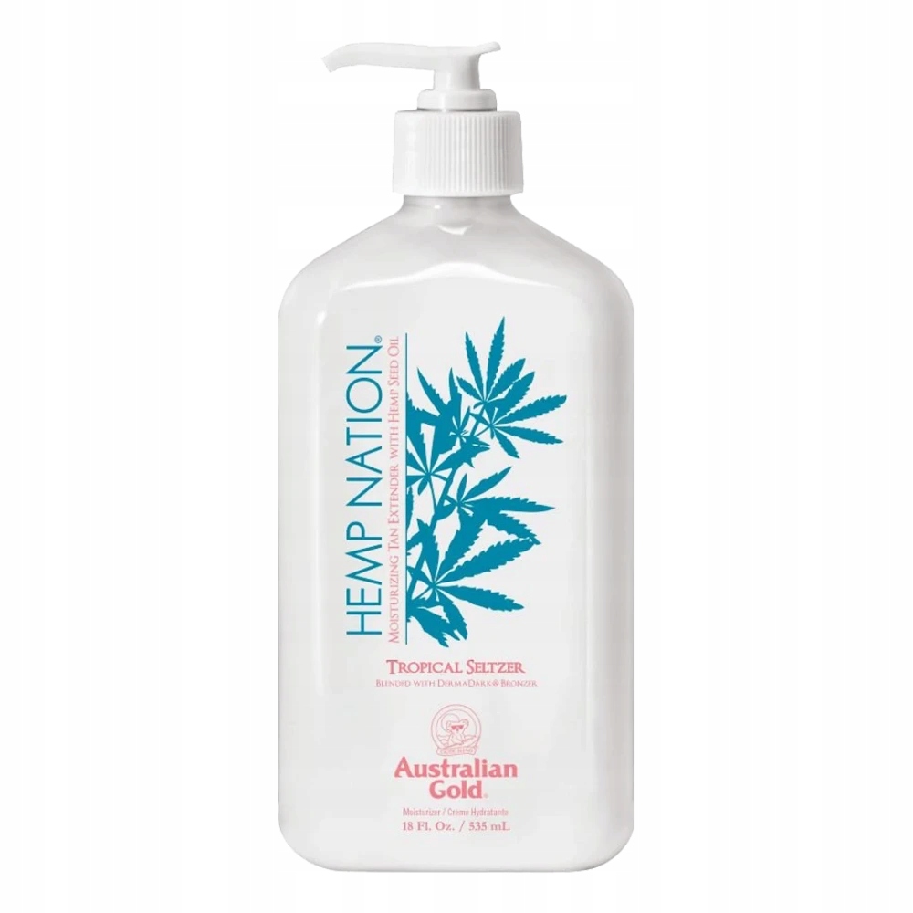 Australian Gold Hemp Nation Tropical Selzer Balsam po Opalaniu UtrwalajOpal