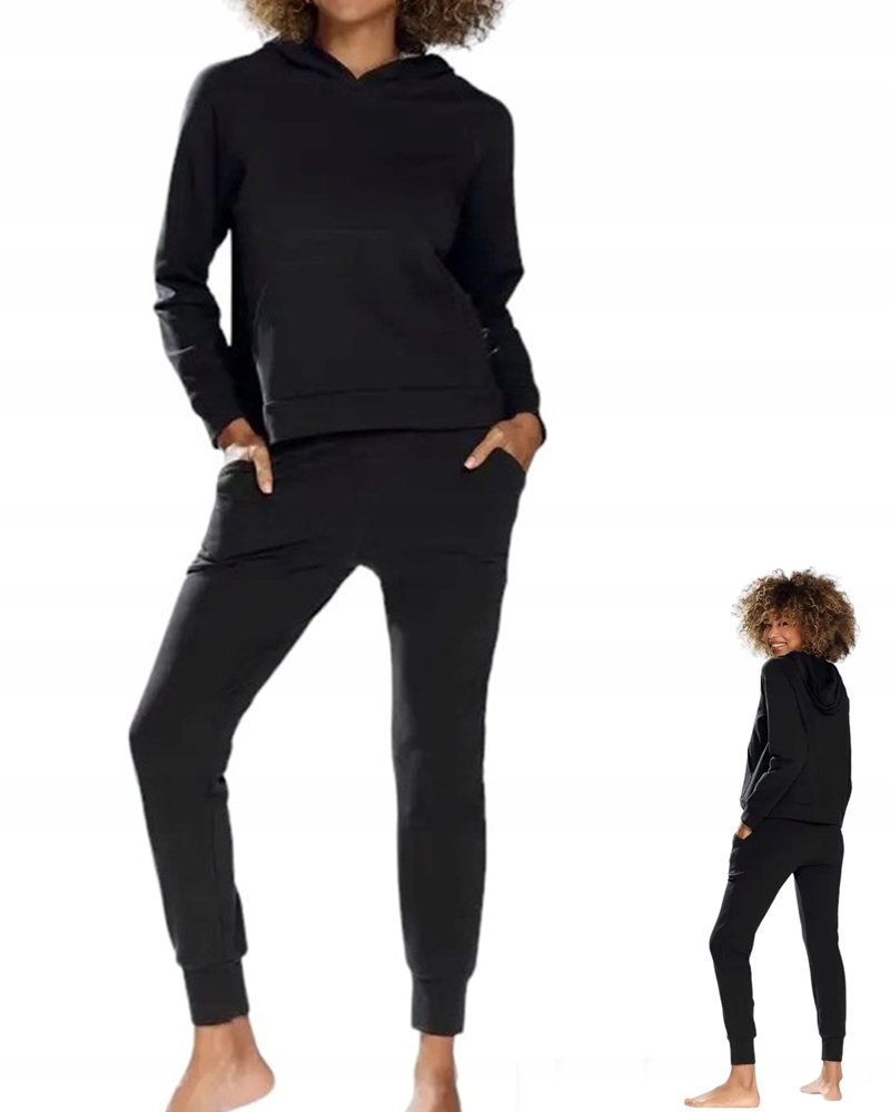 Teplákovka Dámský komplet dkaren seattle černý L 40 černý