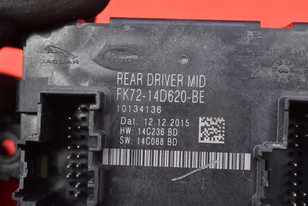 control unit module door left rear part FK72-14D620-BE JAGUAR XE X760 14-19