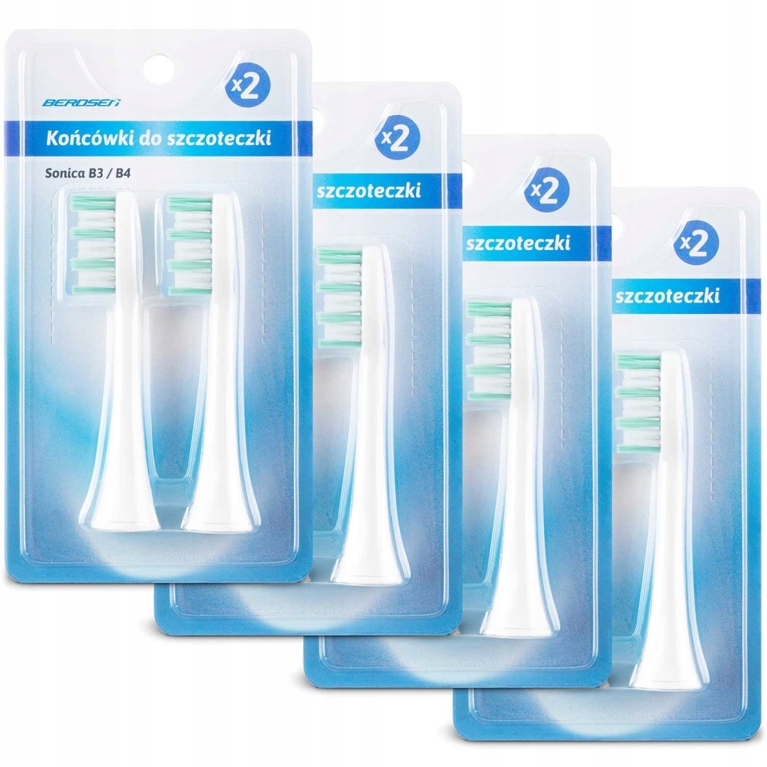 Końcówki Do Szczoteczki Sonicznej Berdsen 8 Szt