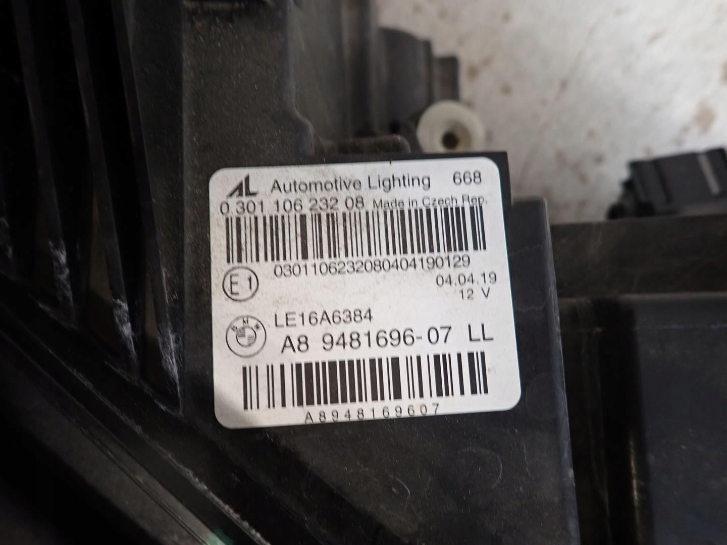 light front front right BMW 3 G20 G21 2018- FULL LED 9481696