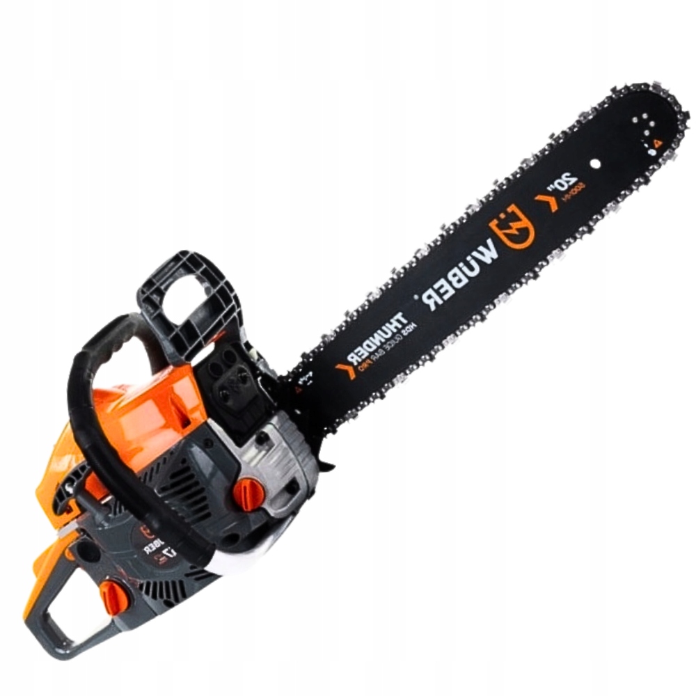 Benzínová Pila Řetězová pila na dřevo 5,7KM +2 vedení olej +2x řetěz.