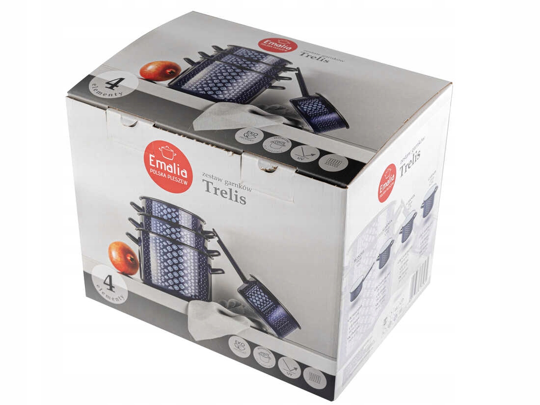 KOMPLET GARNKÓW TRELIS EMALIA PLESZEW 4 EL. EAN (GTIN) 5907758613481