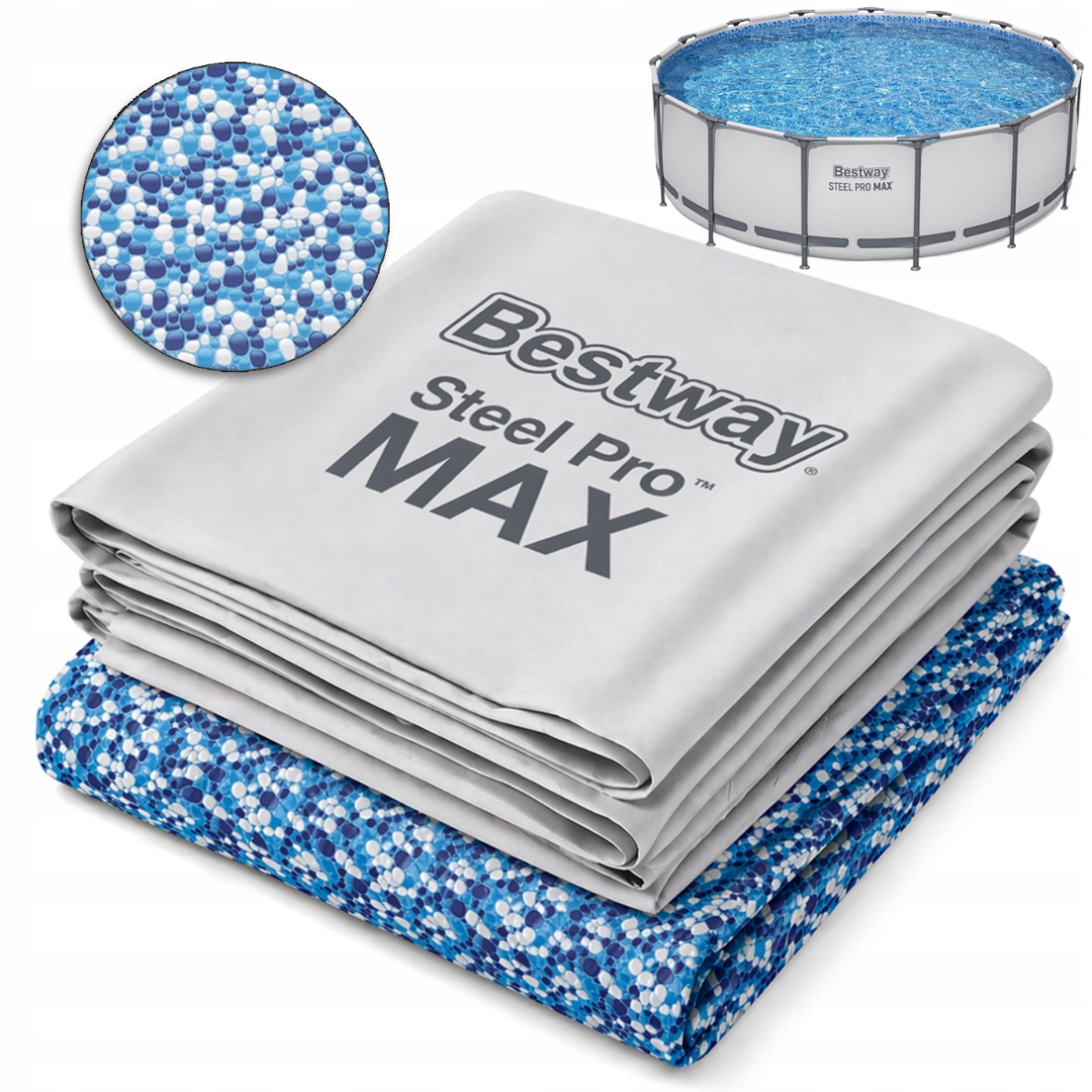 Bazénová krytina pre interiér bazénu Bestway Steel Pro Max 561BN