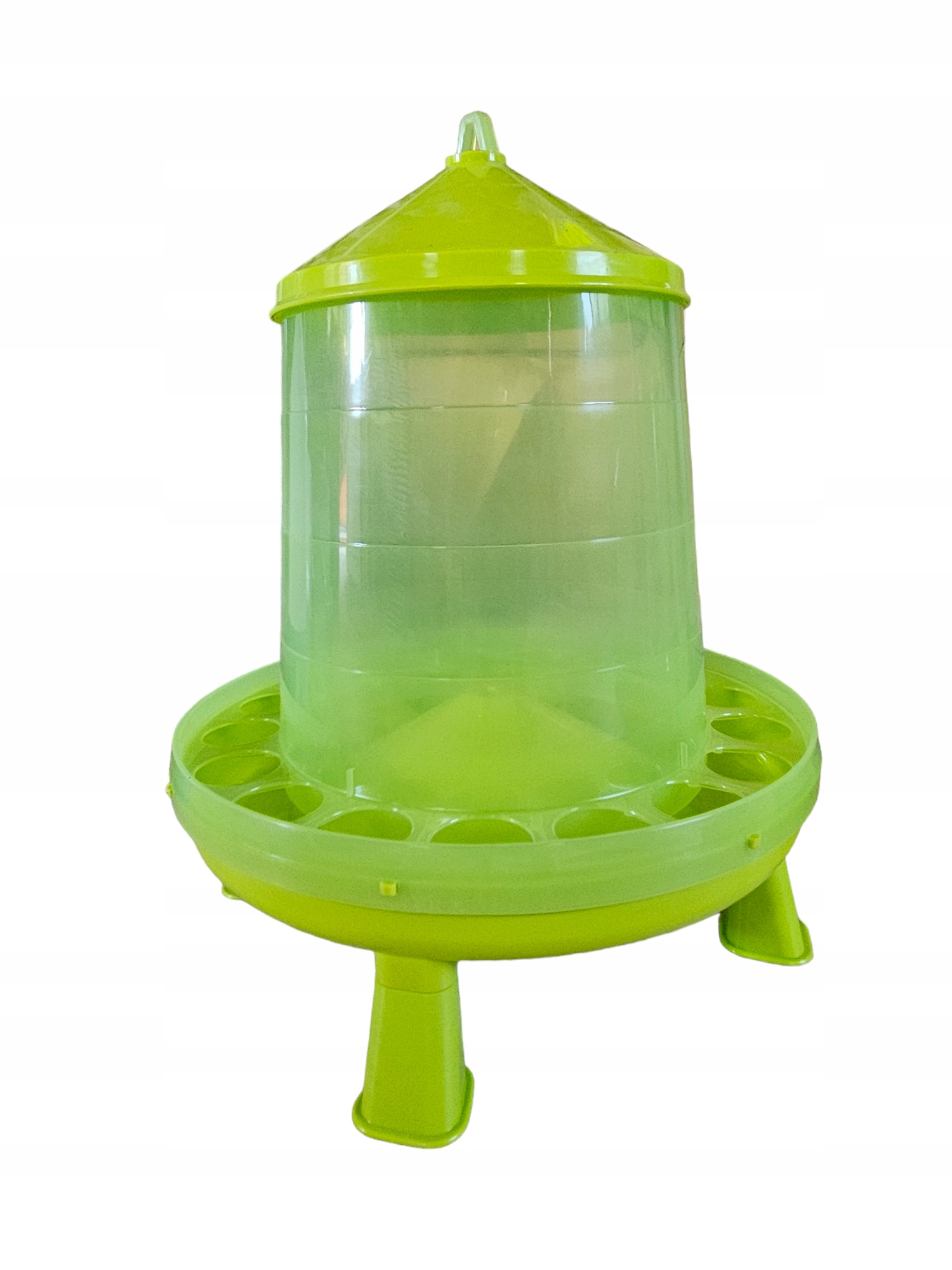 KARMNIK NA NÓŻKACH DLA DROBIU KACZEK GĘSI KUR ZASYPOWY KARMIDŁO PAŚNIK 4 kg Pojemność 4 l