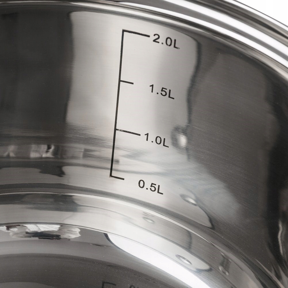 Zestaw garnków stalowy 6 el. Materiał stal nierdzewna