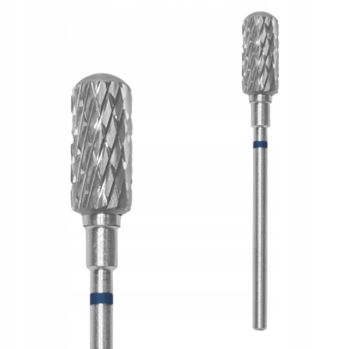 Staleks fréza zkosená, Karbidový válec 6 mm, modrá