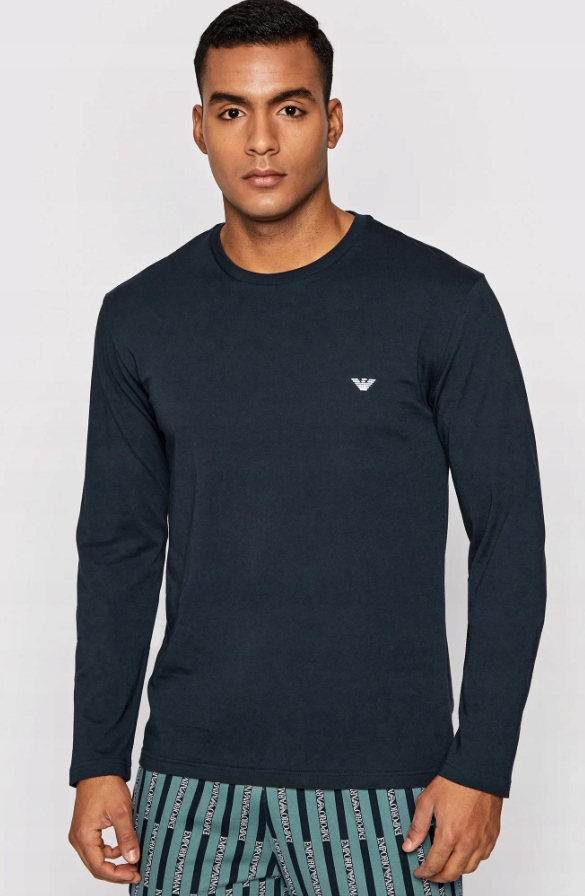 Pyžamová Emporio Armani Tričko Blue S Jhe