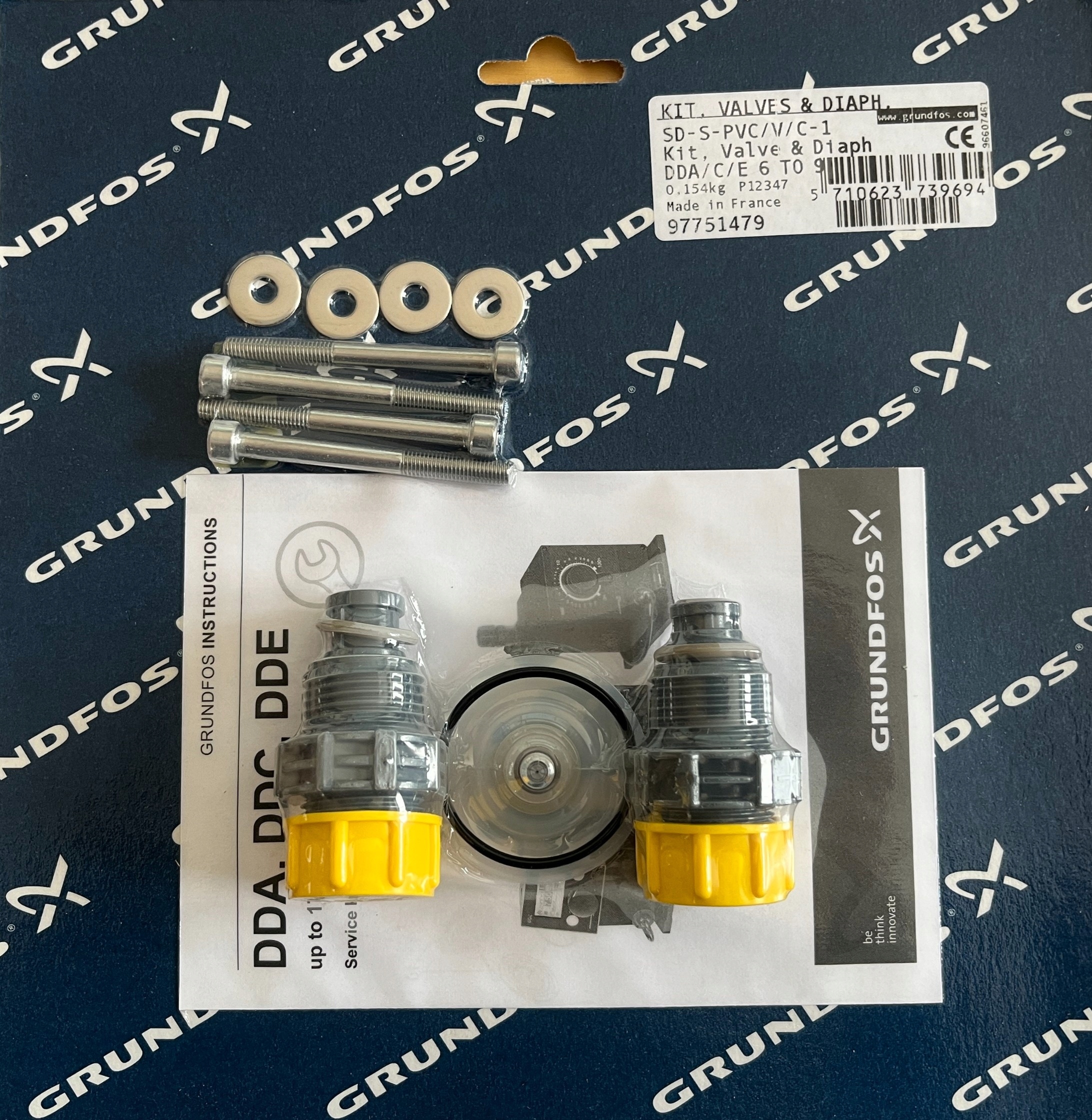 Zestaw naprawczy pomy Dda DDC Dde 6 do 9 Grundfos 97751479