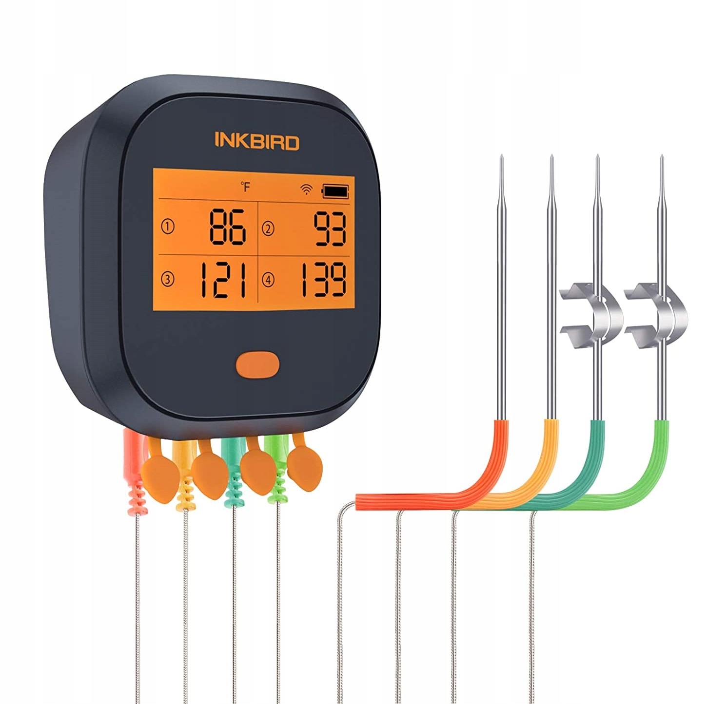 Digitálny Teplomer Na Mäso A Kuchynský Gril So Sondou Inkbird IBBQ-4T Wifi