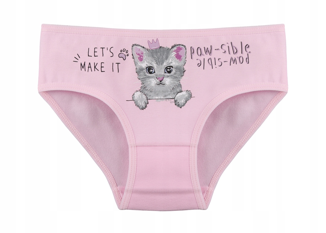 DONELLA figi majtki dziewczęce KOTEK QUEEN 2/3 98-104 Fason figi