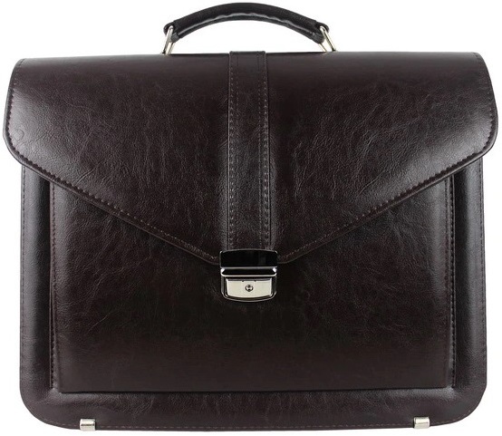 Neseser Aktówka Teczka Męska na Dokumenty Skórzana Liczba komór 4