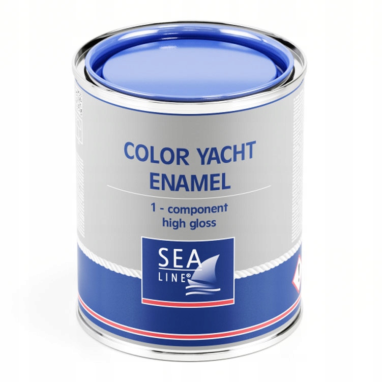 FARBA DO ŁODZI JACHTOWA NIEBIESKA 1K 075L- 04627