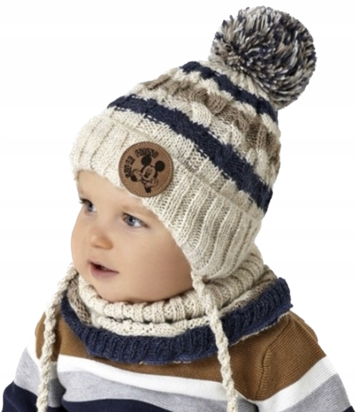 

Czapka Golf Komin Ciepły Komplet Zimowy 44 46 48