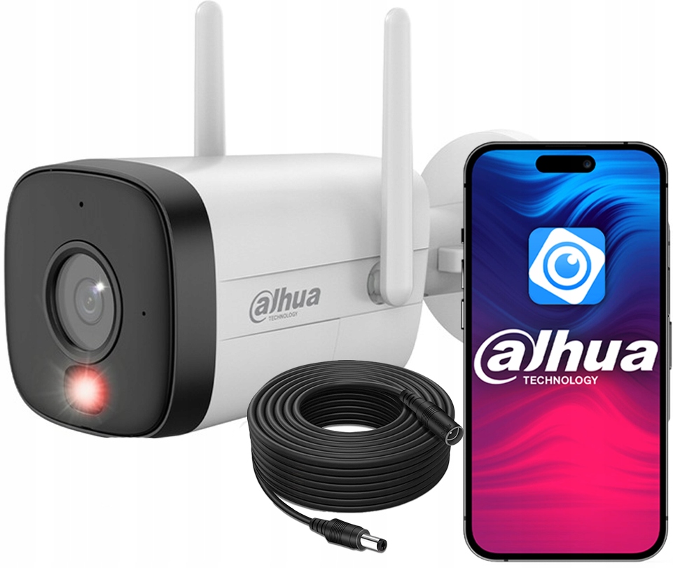 WiFi kamera 5MPx Dahua IPC-HFW1539DTK1-SAW-IL Detekcia Slot Sd kábel 10 m