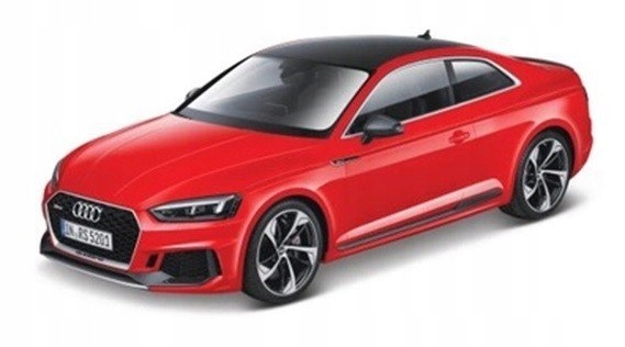 Model kovový Audi Rs 5 Coupe Červený 1/24