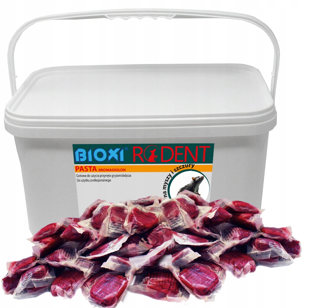 

3 Kg Trutka Pasta Myszy Szczury Krety Bioxi Rodent