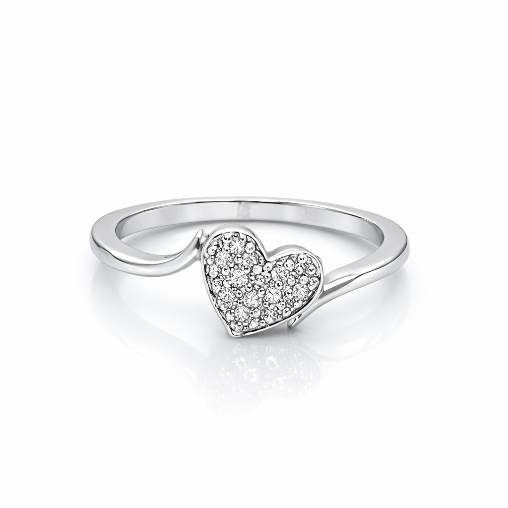 Prstýnek Au585 s diamanty KMR373 0.06ct vel.9