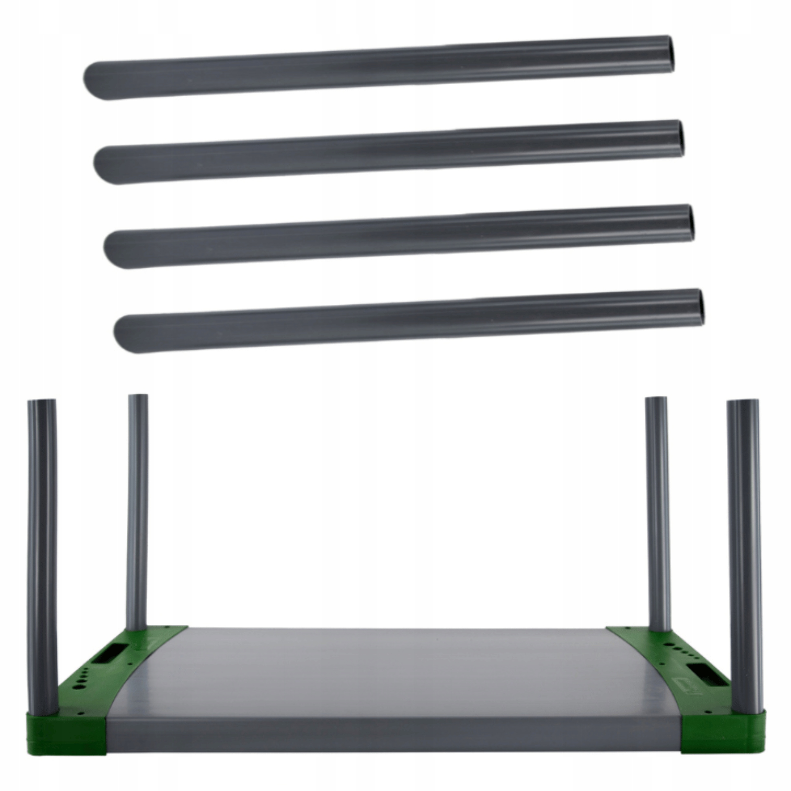 4x Trubka noha profil plastová pro regál Jupiter/tytan 145 cm 97% Recyklace