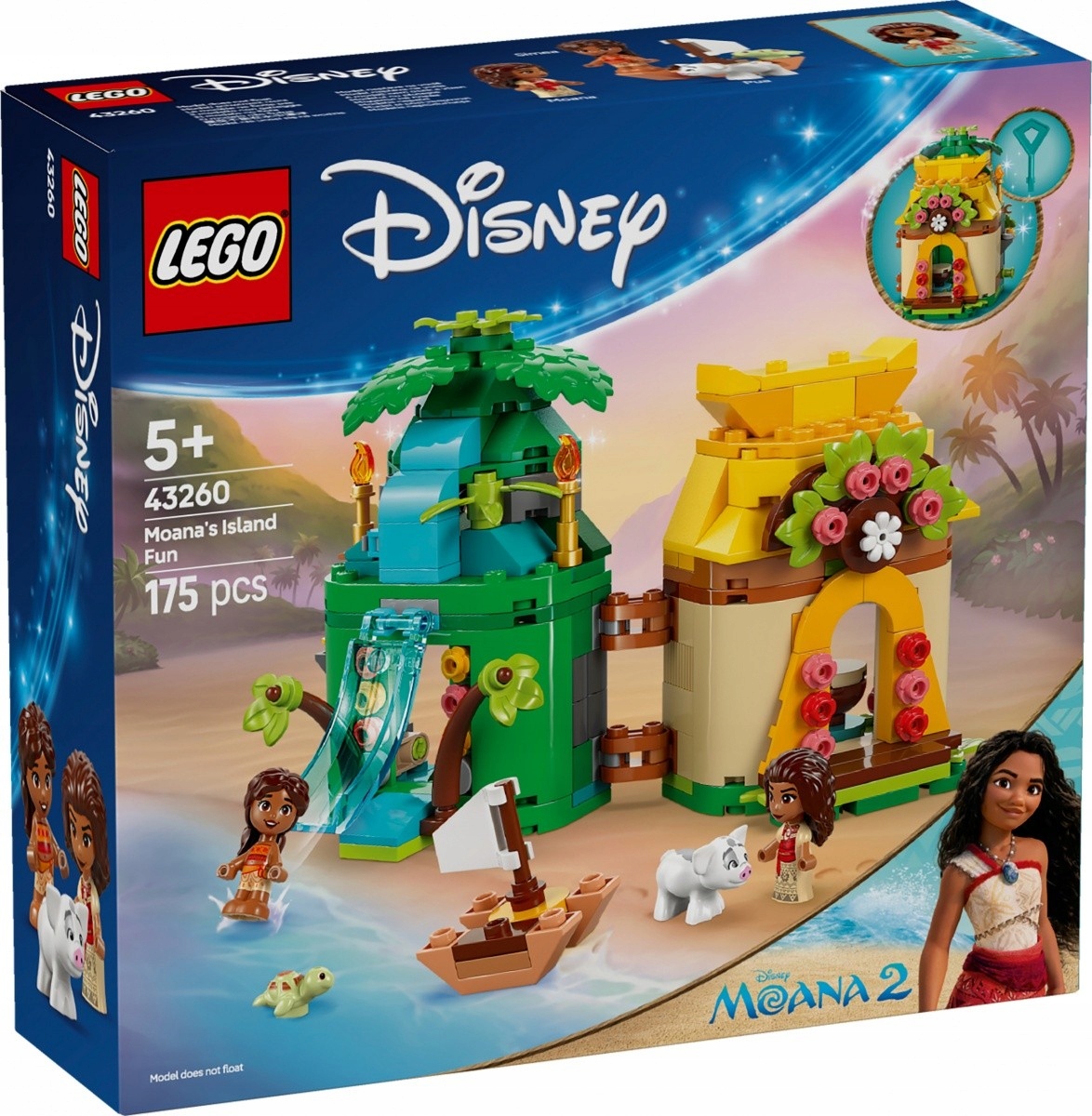 Lego Stavebnice Disney 43260 Zábava Vaiany na ostrově