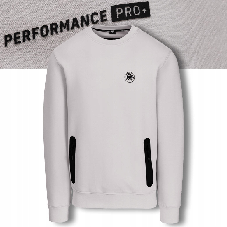 Pánská Mikina Pitbull Klasická Mikina Crewneck Hladká Sportovní Dogwood