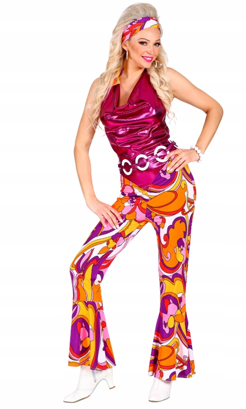 Kostým Diskotékový Barevný Léta 70 80 Disco Bal M 09422