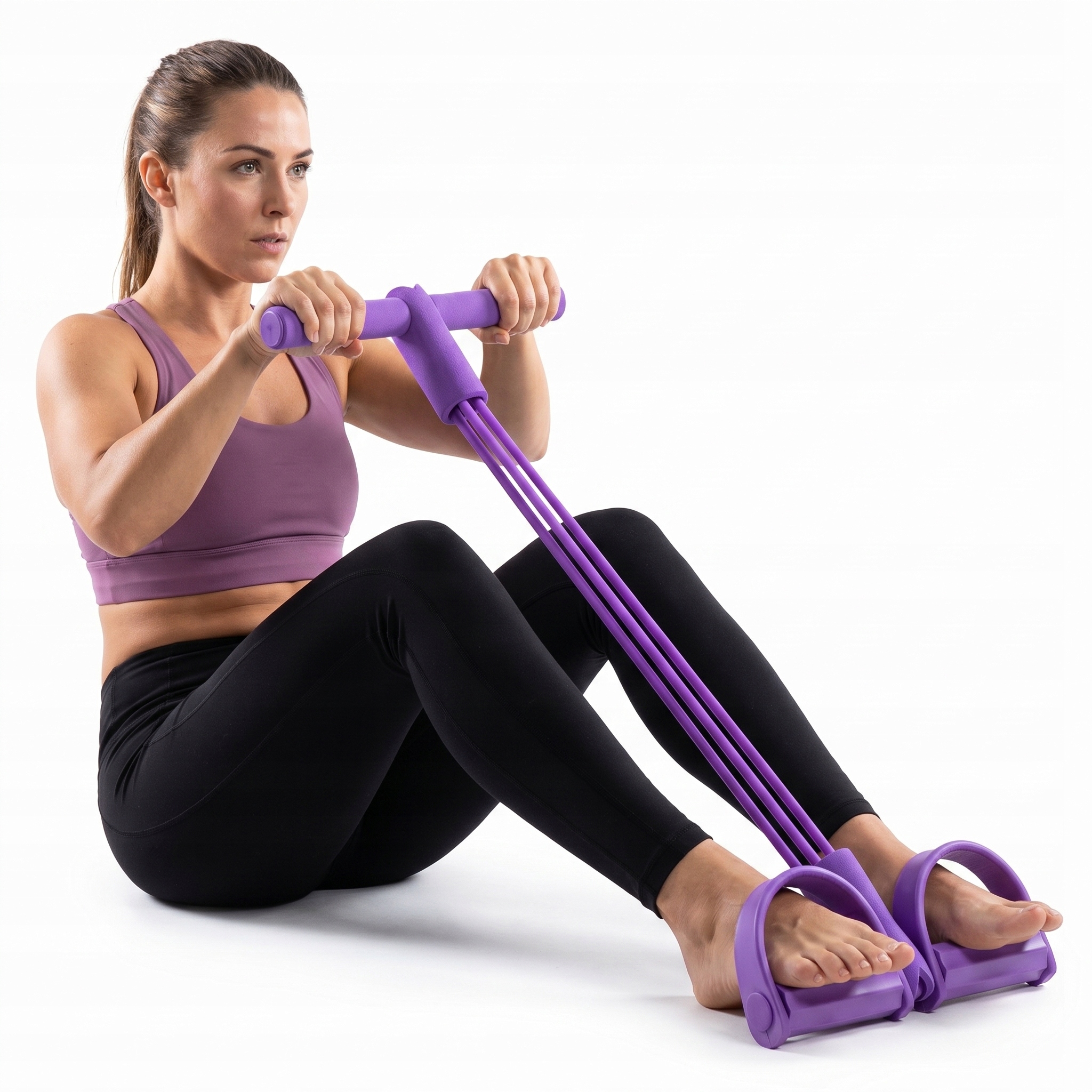 EKSPANDER DO ĆWICZEŃ POŚLADKÓW DLA KOBIET TRENING DOMOWY FITNESS NOG RAMION