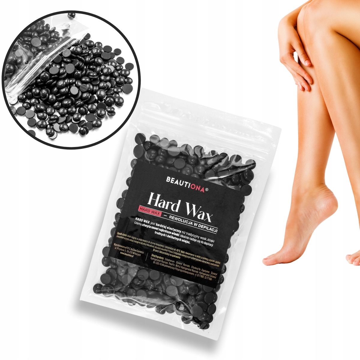 

Wosk Twardy Do Depilacji Czarny W Dropsach 100g