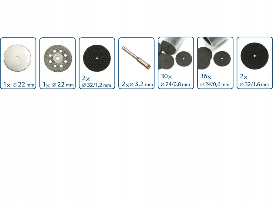 AKCESORIA MINISZLIFIERKI Tarcze do cięcia metalu Marka Extol Craft